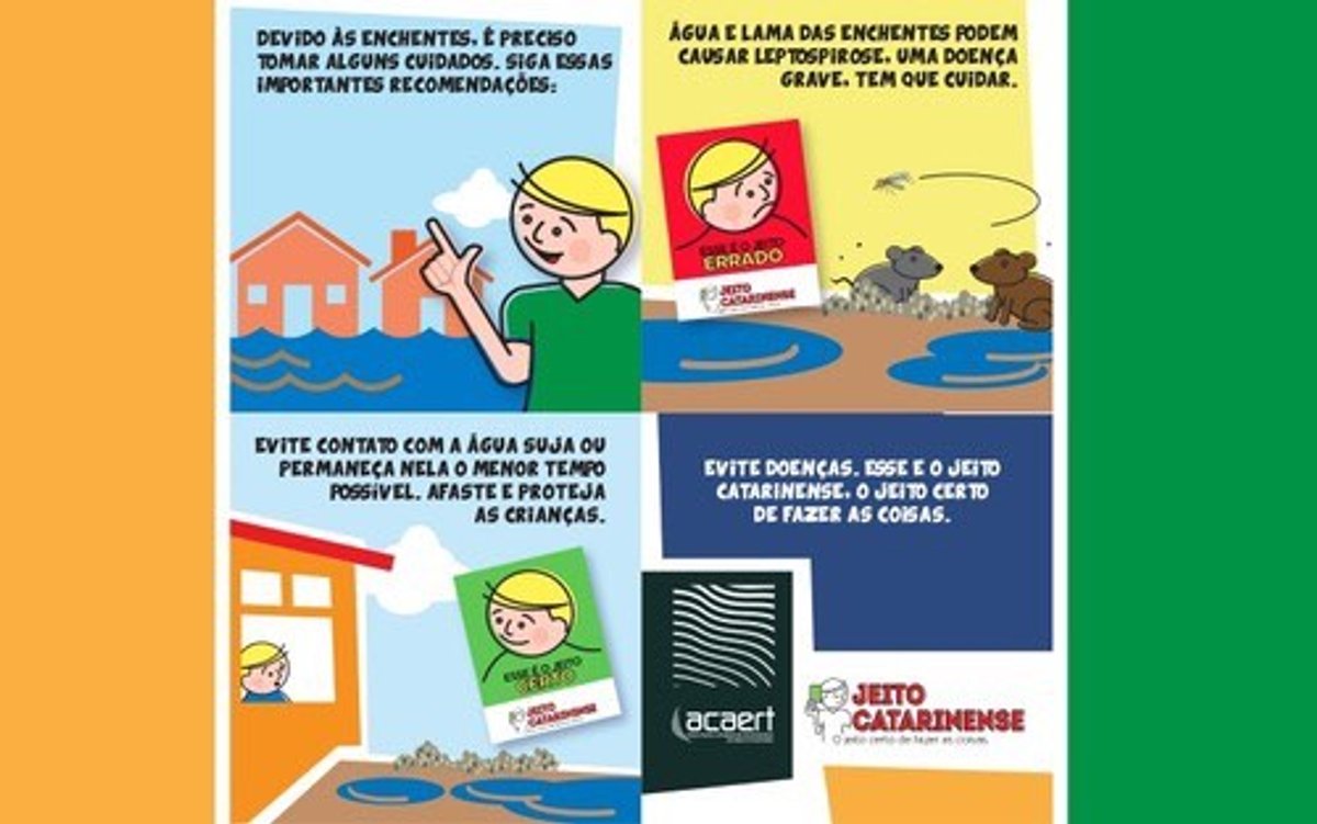 ACAERT lança campanha voltada aos cuidados da população nas enchentes