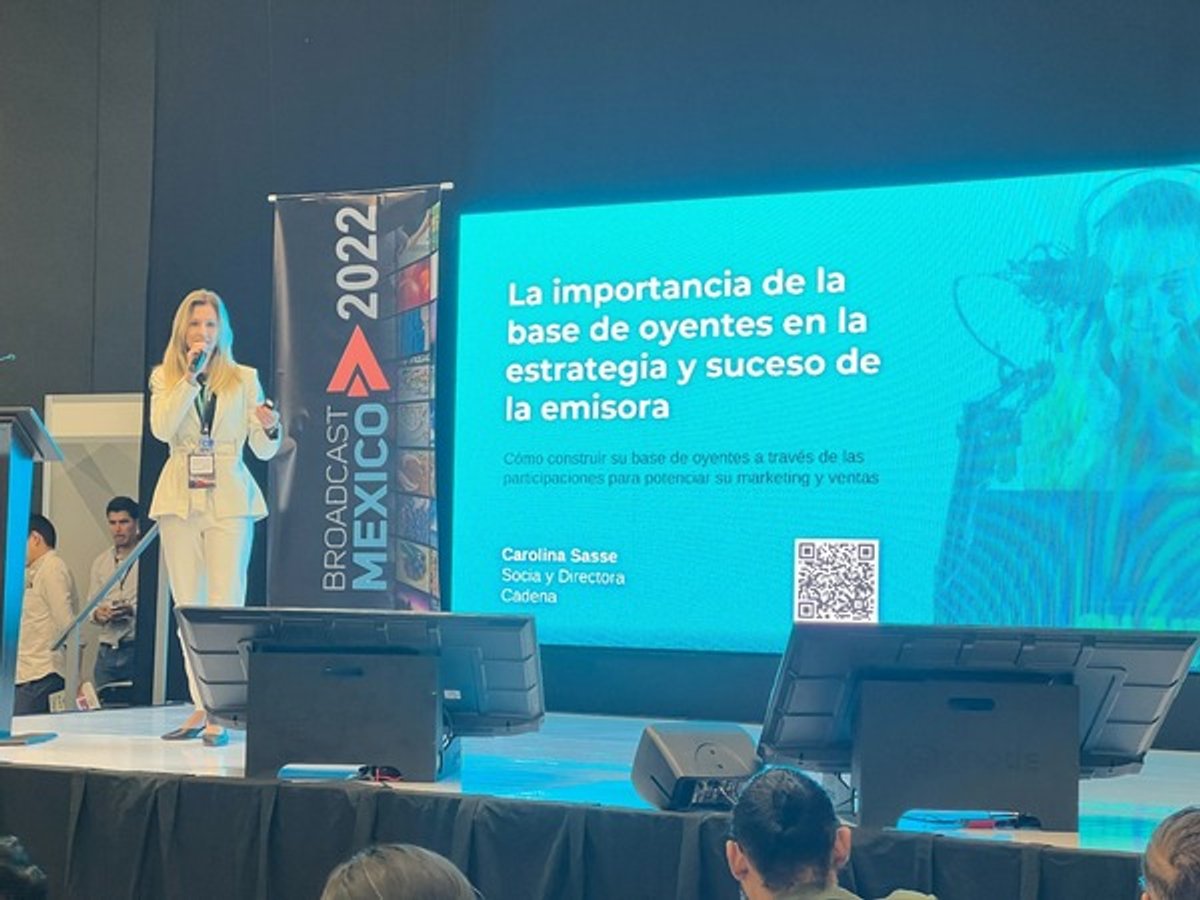 Cadena participa do Broadcast, que foi realizado em Guadalajara nos dias 10 e 11 de novembro