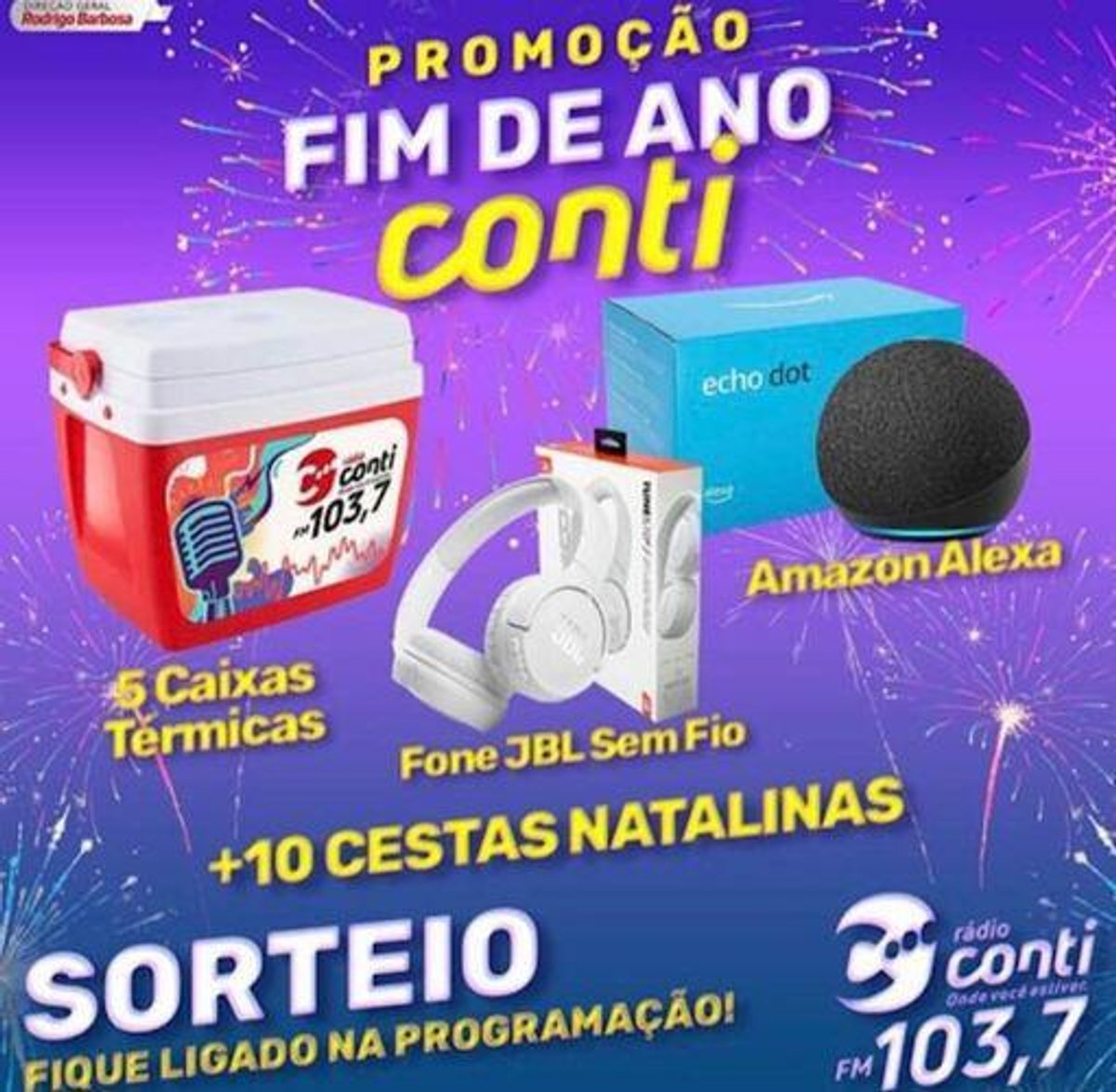 Rádio Conti FM promove ações voltadas ao Natal e fim de ano