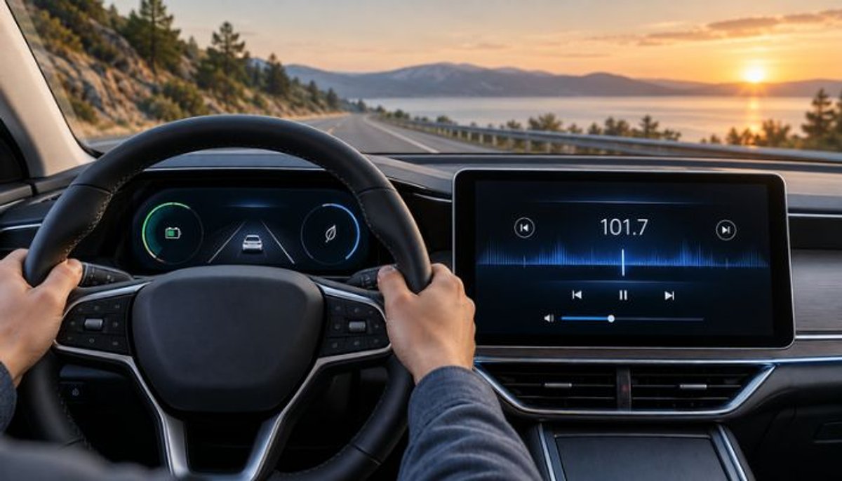Rádio AM/FM lidera consumo de áudio em veículos elétricos nos Estados Unidos, aponta Edison Research