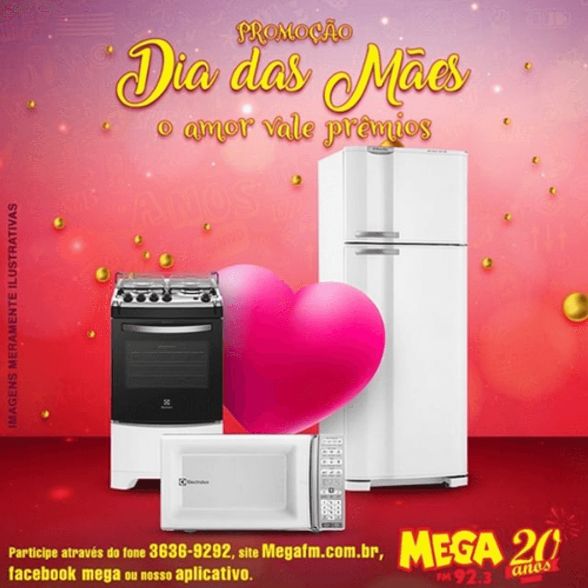 Mega FM realiza ação especial voltada ao mês das Mães em Ribeirão Preto