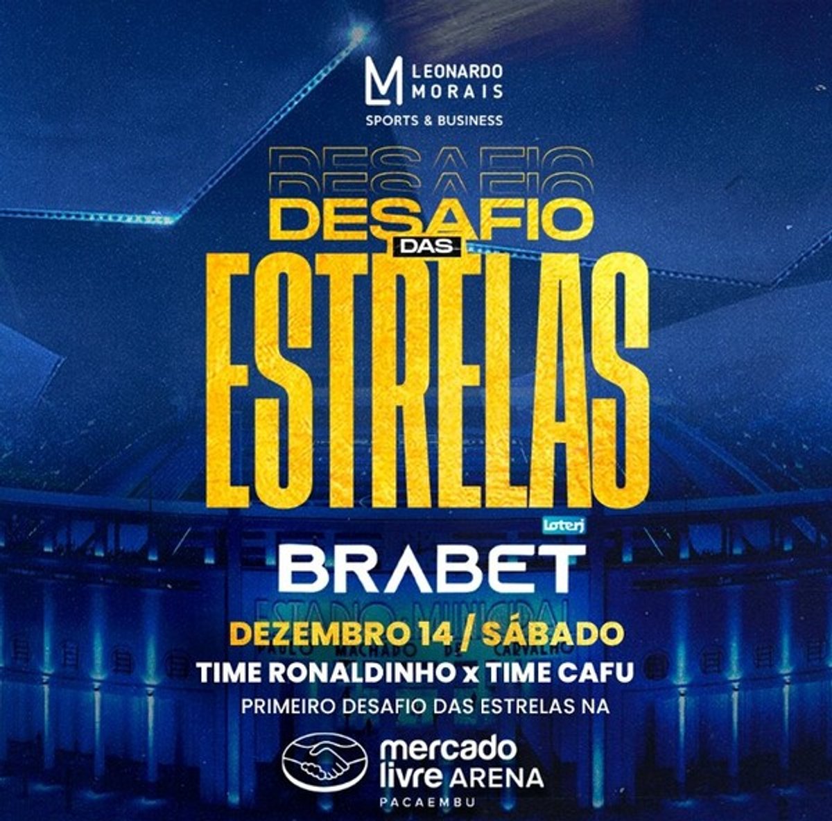 Rádio Bandeirantes promove ação especial para o Desafio das Estrelas na Arena Mercado Livre Pacaembu