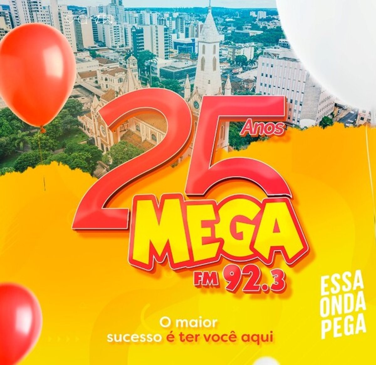 Mega FM celebra 25 anos no ar com programação renovada e novidades na equipe em Ribeirão Preto (SP)