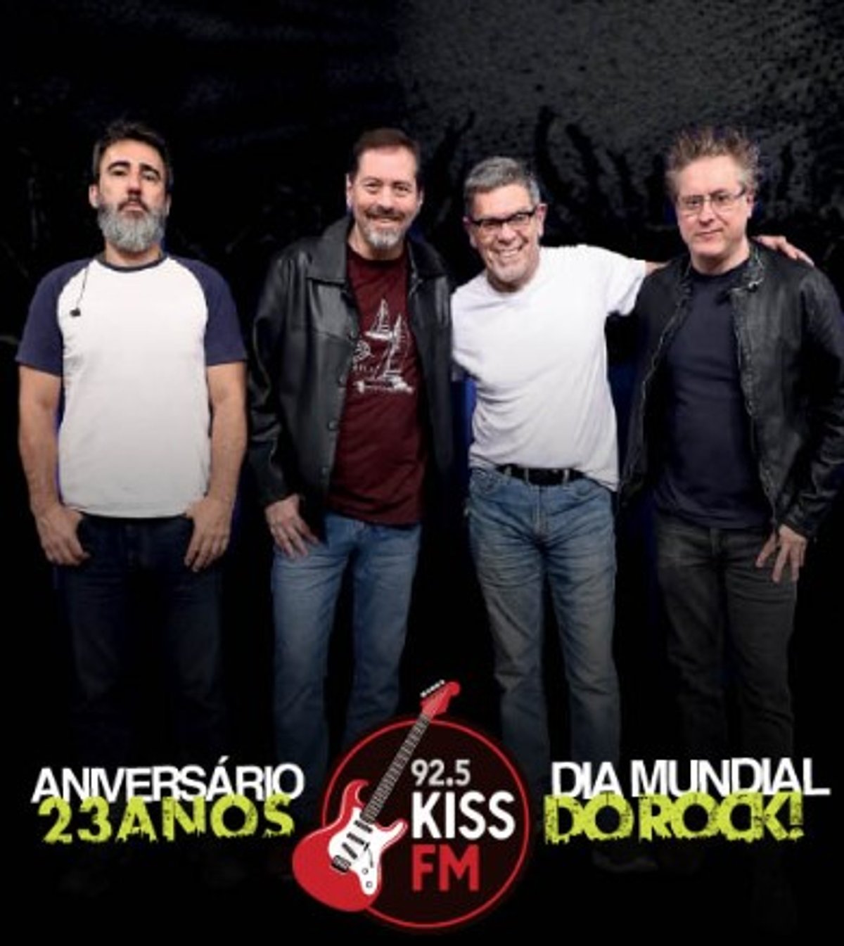 Kiss FM divulga evento com várias bandas para comemorar seus 23 anos em São Paulo