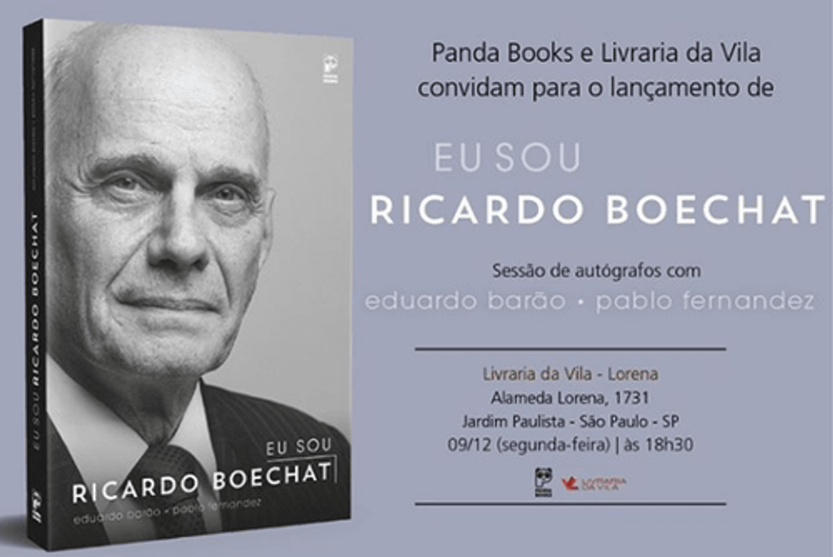 Livro "Eu sou Ricardo Boechat" será lançado nesta segunda-feira em São Paulo
