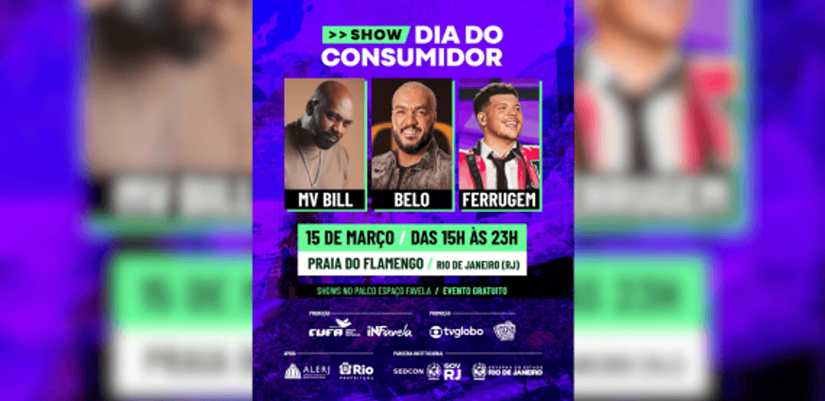 FM O Dia é a rádio oficial do show do Dia do Consumidor no Rio de Janeiro