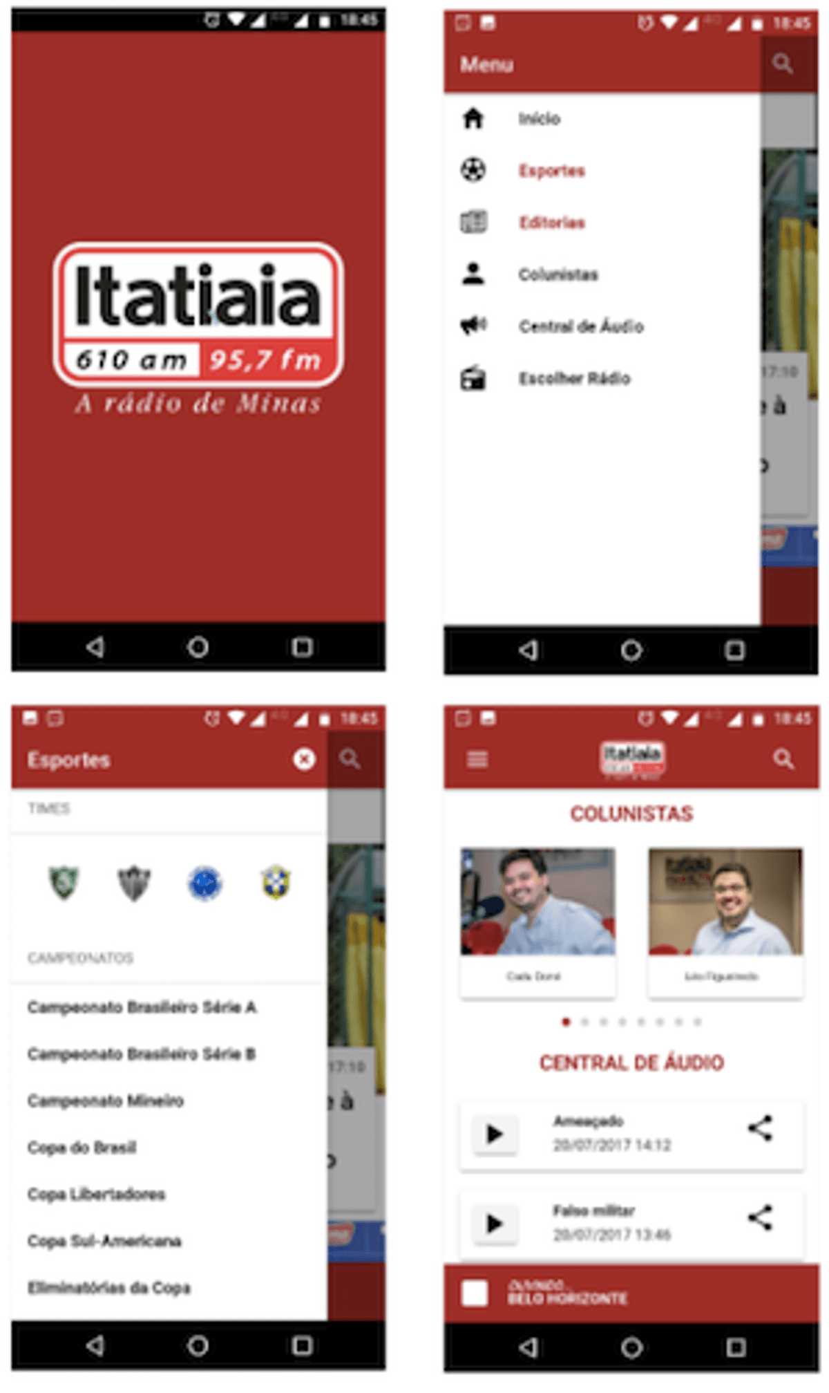 Rádio Itatiaia lança aplicativo em parceria com a MobRadio