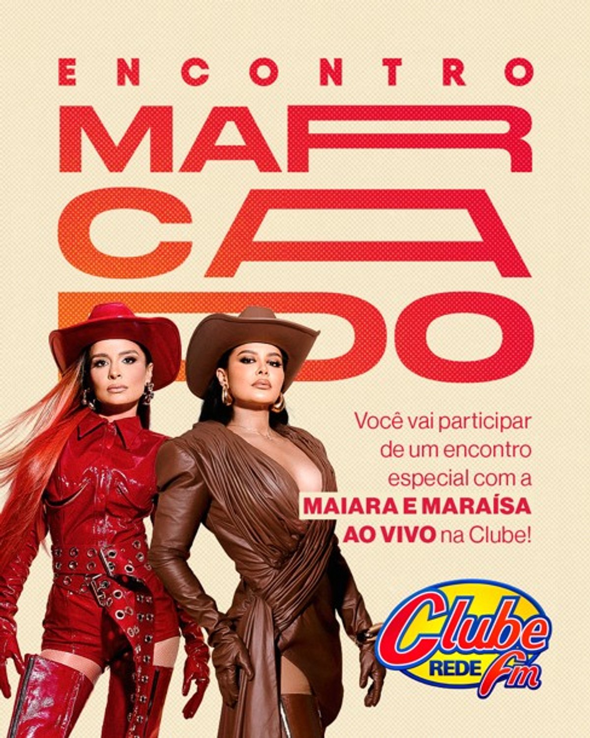 Clube FM realiza edição do Encontro Marcado com Péricles e Pixote e anuncia Maiara & Maraisa como próxima atração