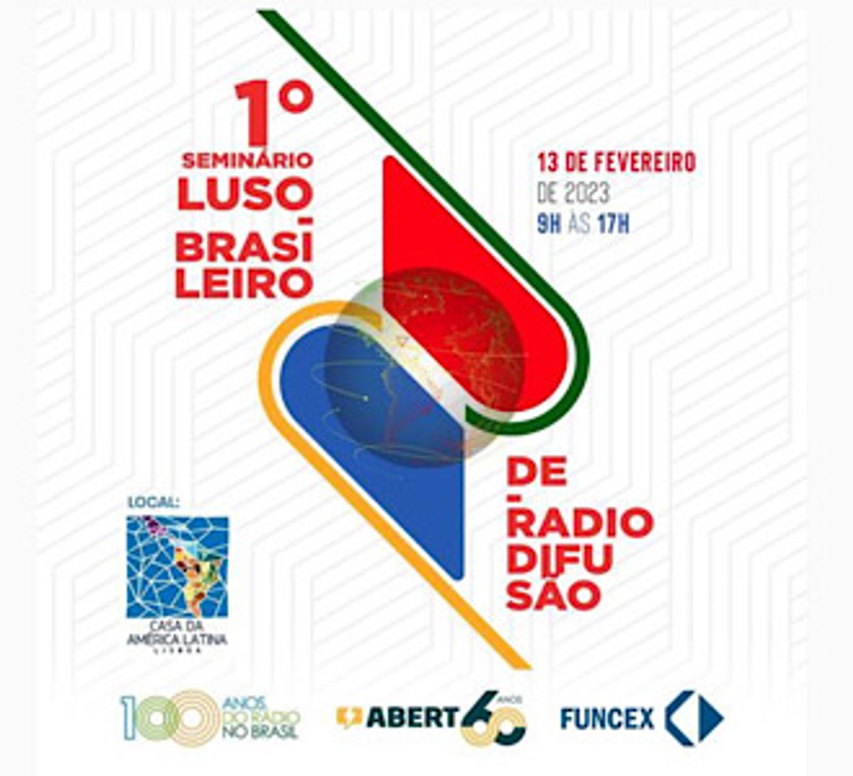 Seminário Luso-Brasileiro de Radiodifusão será realizado no dia 13 de fevereiro na capital portuguesa, Lisboa