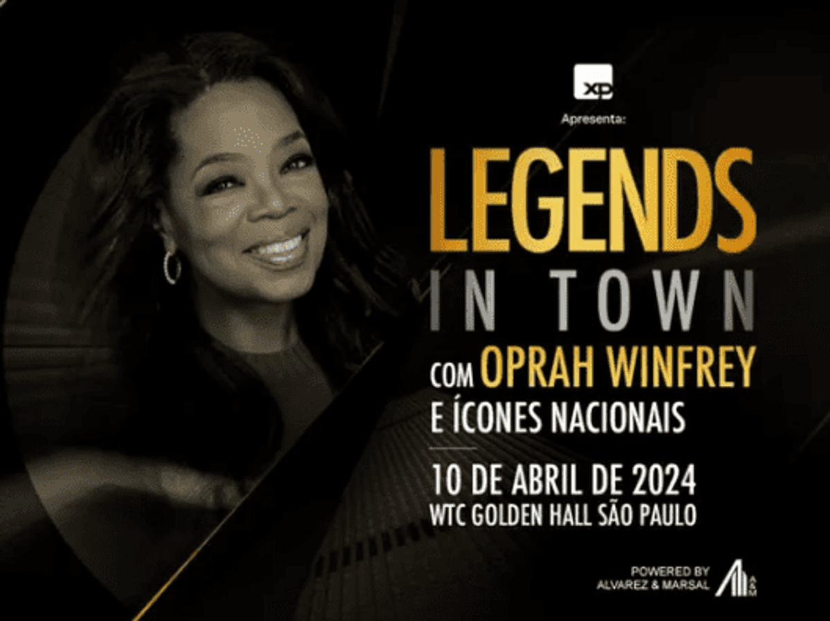 BandNews FM faz a cobertura do Legends in Town, evento com apresentadora Oprah Winfrey em São Paulo