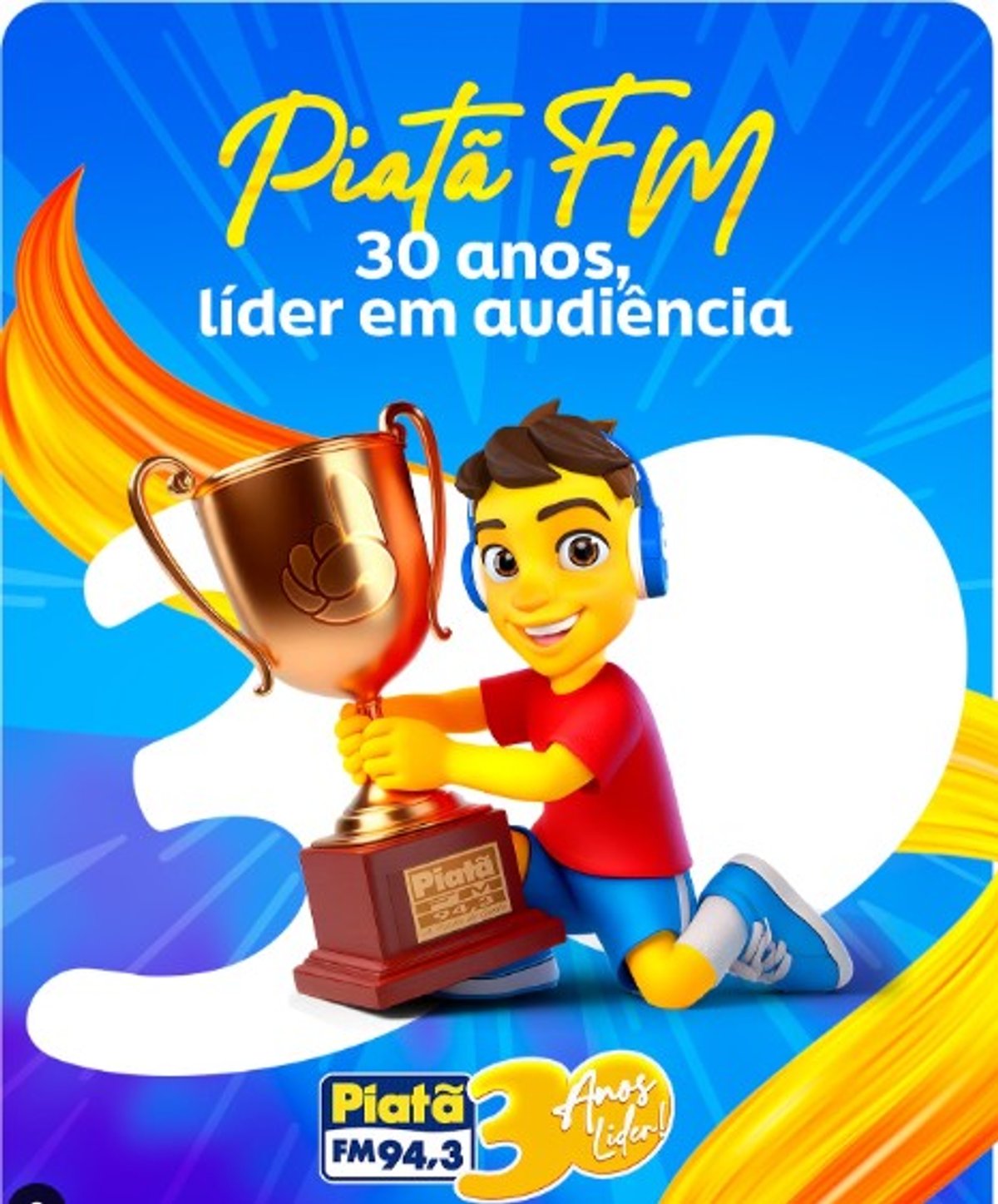 Piatã FM realiza mais uma edição do Samba Piatã e faz campanha alusiva à liderança de audiência em Salvador