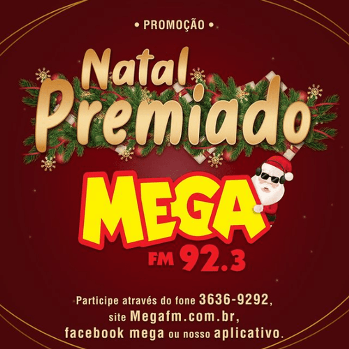 Mega FM anuncia ação voltada ao Natal em Ribeirão Preto. Audiência será contemplada com uma série de prêmios