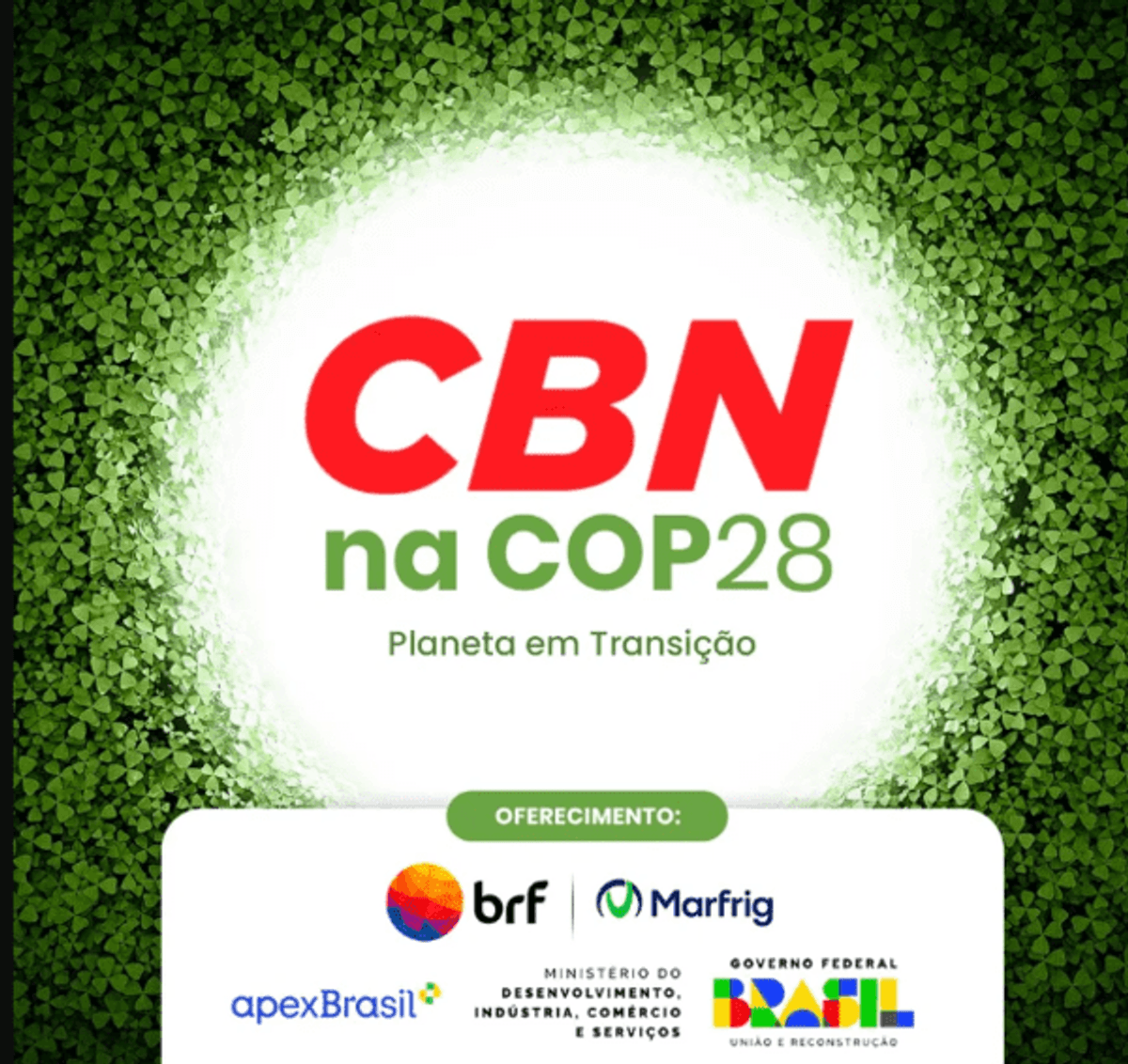 CBN apresenta série Planeta em Transição alusiva à COP28