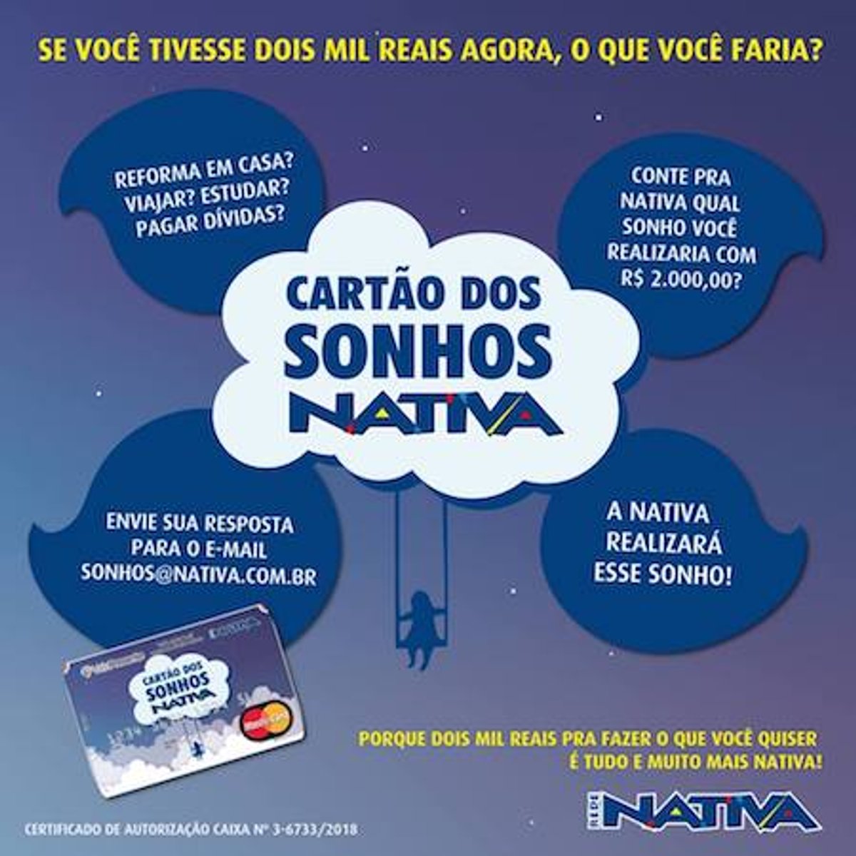 Nativa FM conta com "Cartão dos Sonhos" em promoção para São Paulo e rede