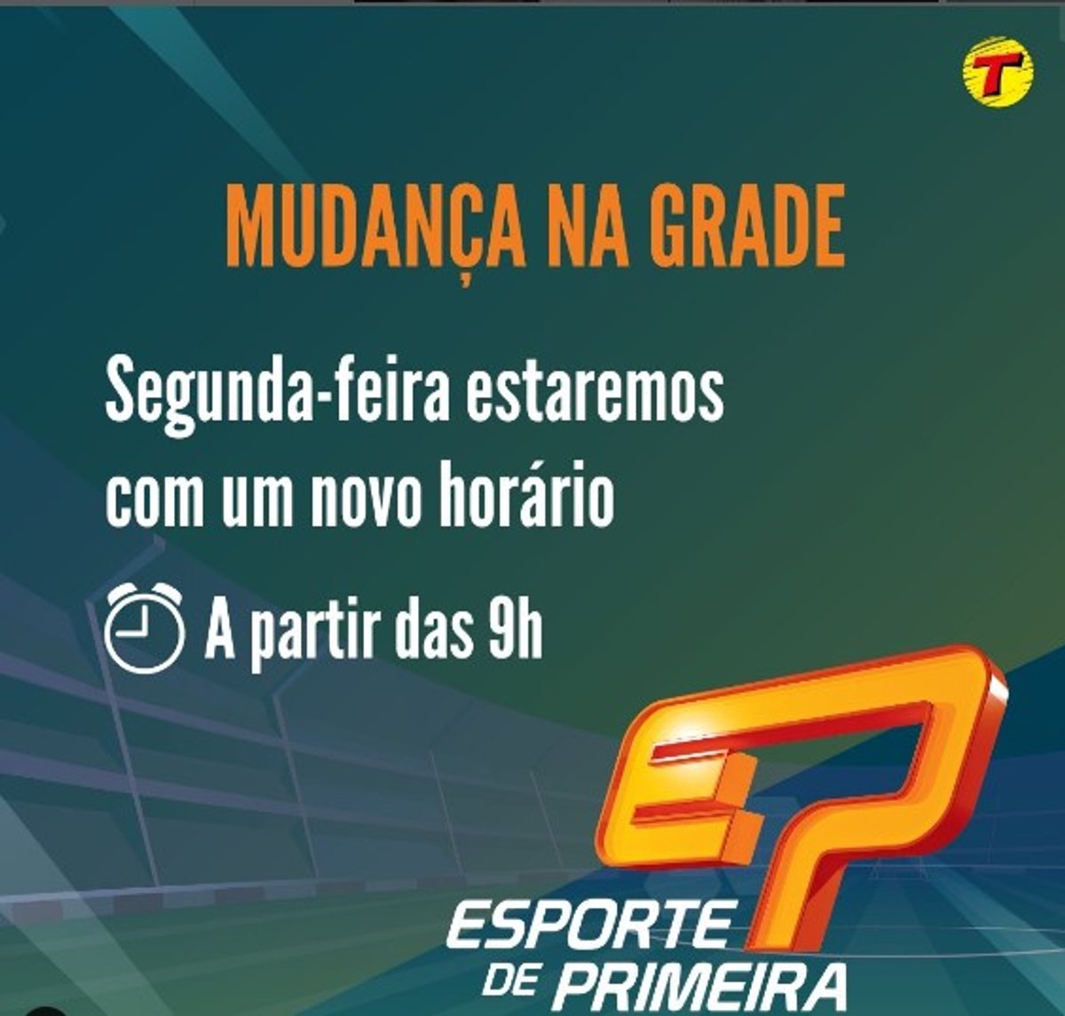 Programa Esporte de Primeira assume faixa das 9h às 10h na Transamérica