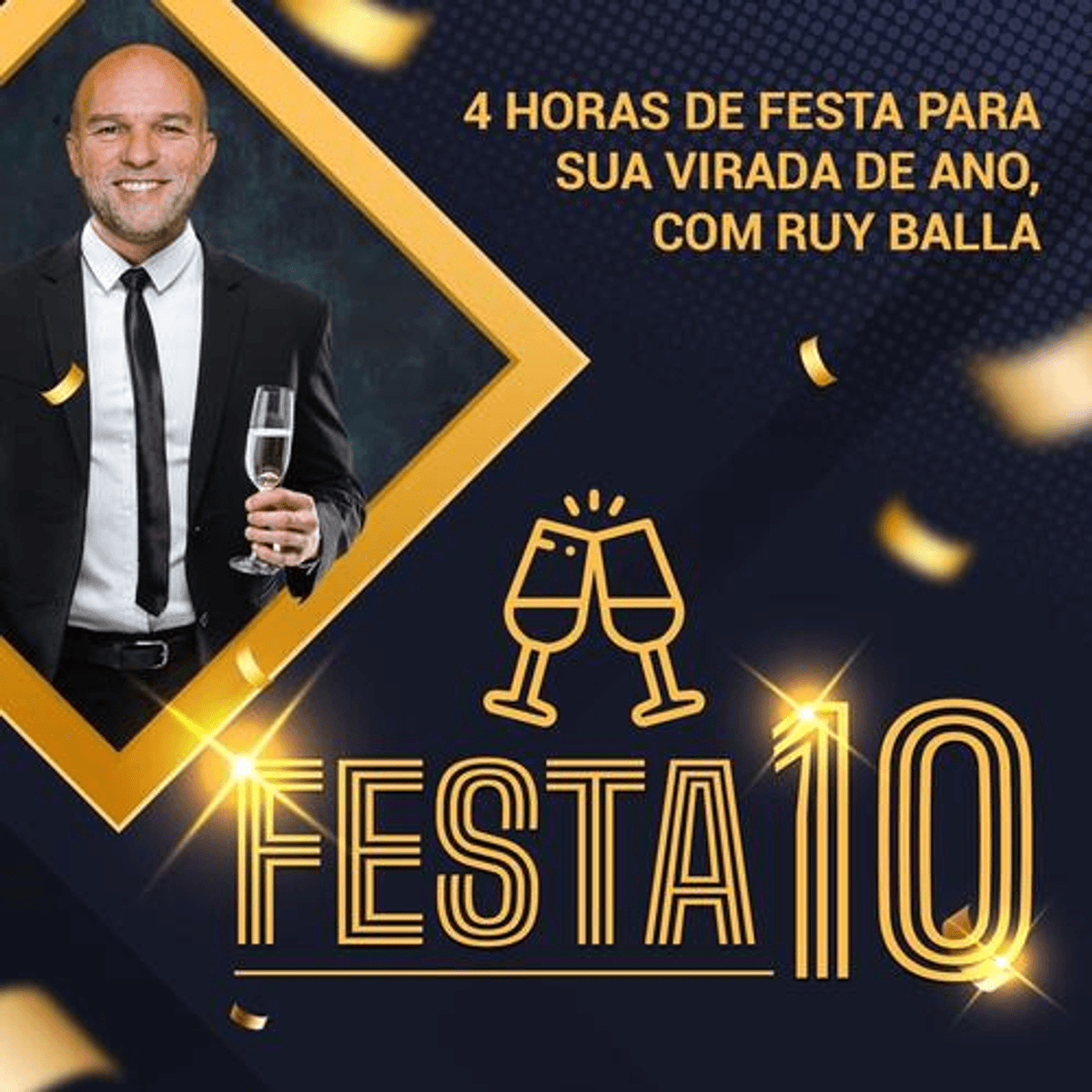 Ruy Balla disponibiliza para emissoras de rádio atração especial voltada ao Réveillon