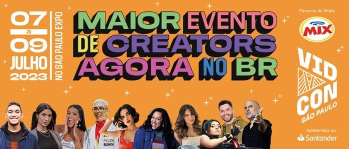 Rádio Mix FM é parceira de mídia da VidCon em São Paulo