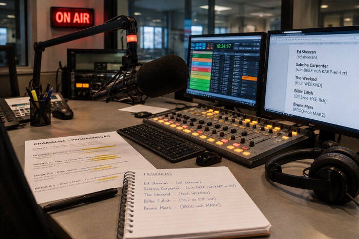 O inglês atrás do microfone: por que o radialista precisa estar cada vez mais preparado