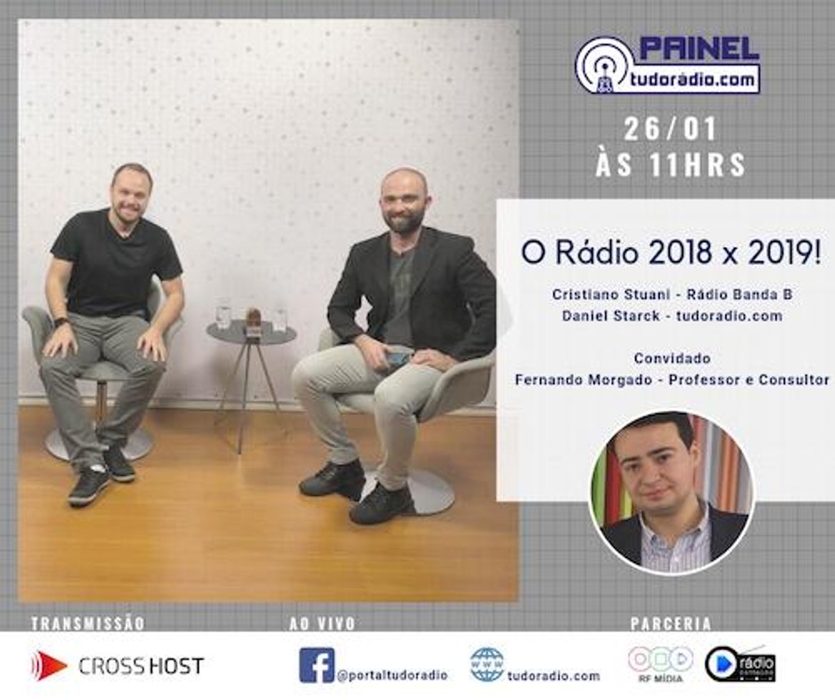 Acompanhe aqui a 16ª edição do Painel tudoradio.com sobre o rádio em 2018 e expectativas para 2019