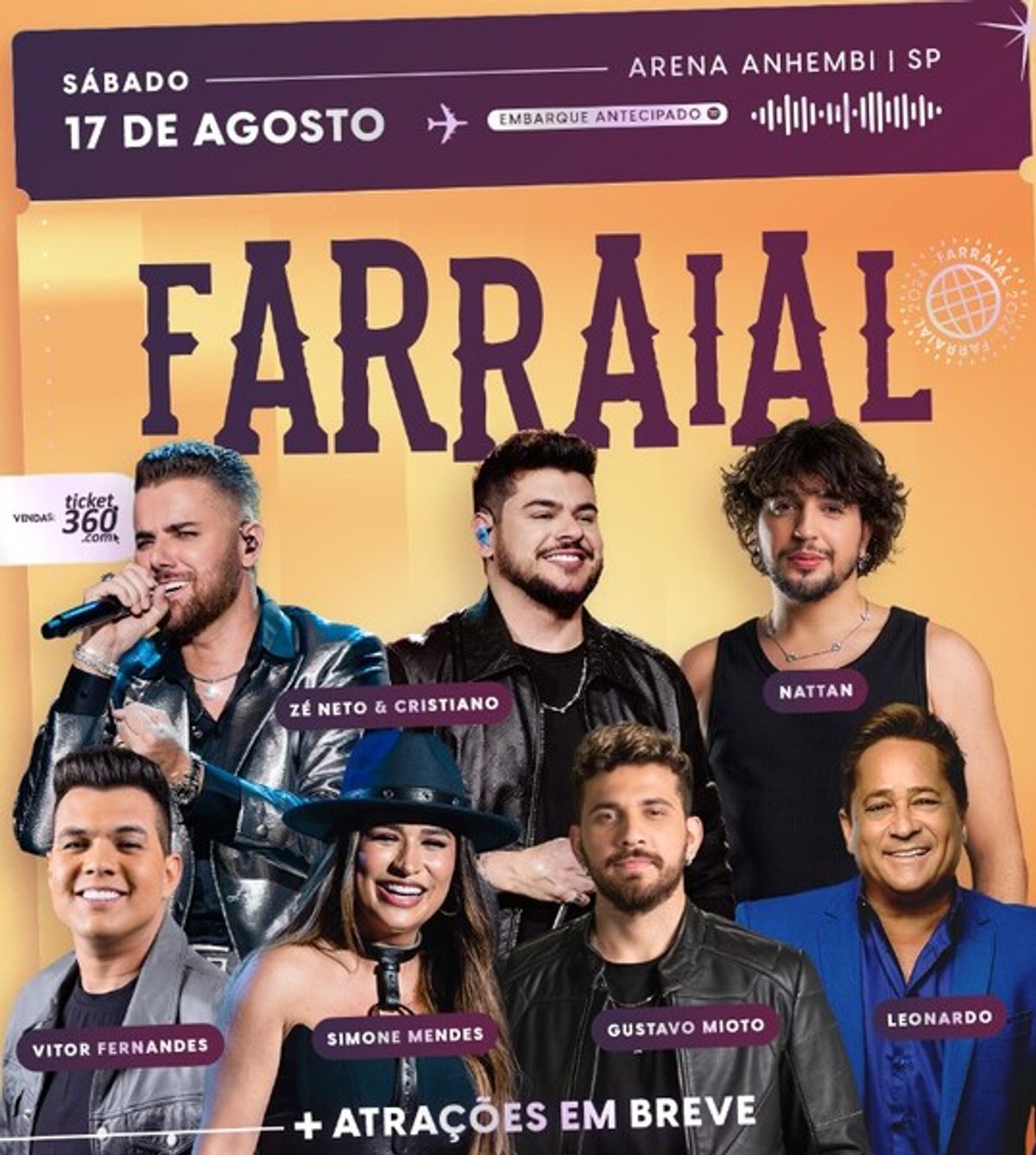 Gazeta FM realiza ações promocionais para o festival Farraial 2024 em São Paulo