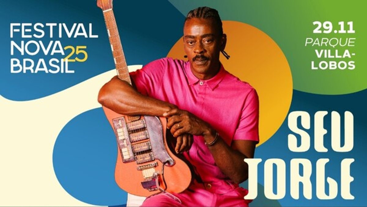 Festival Novabrasil confirma retorno em 2025 com co-curadoria de Seu Jorge