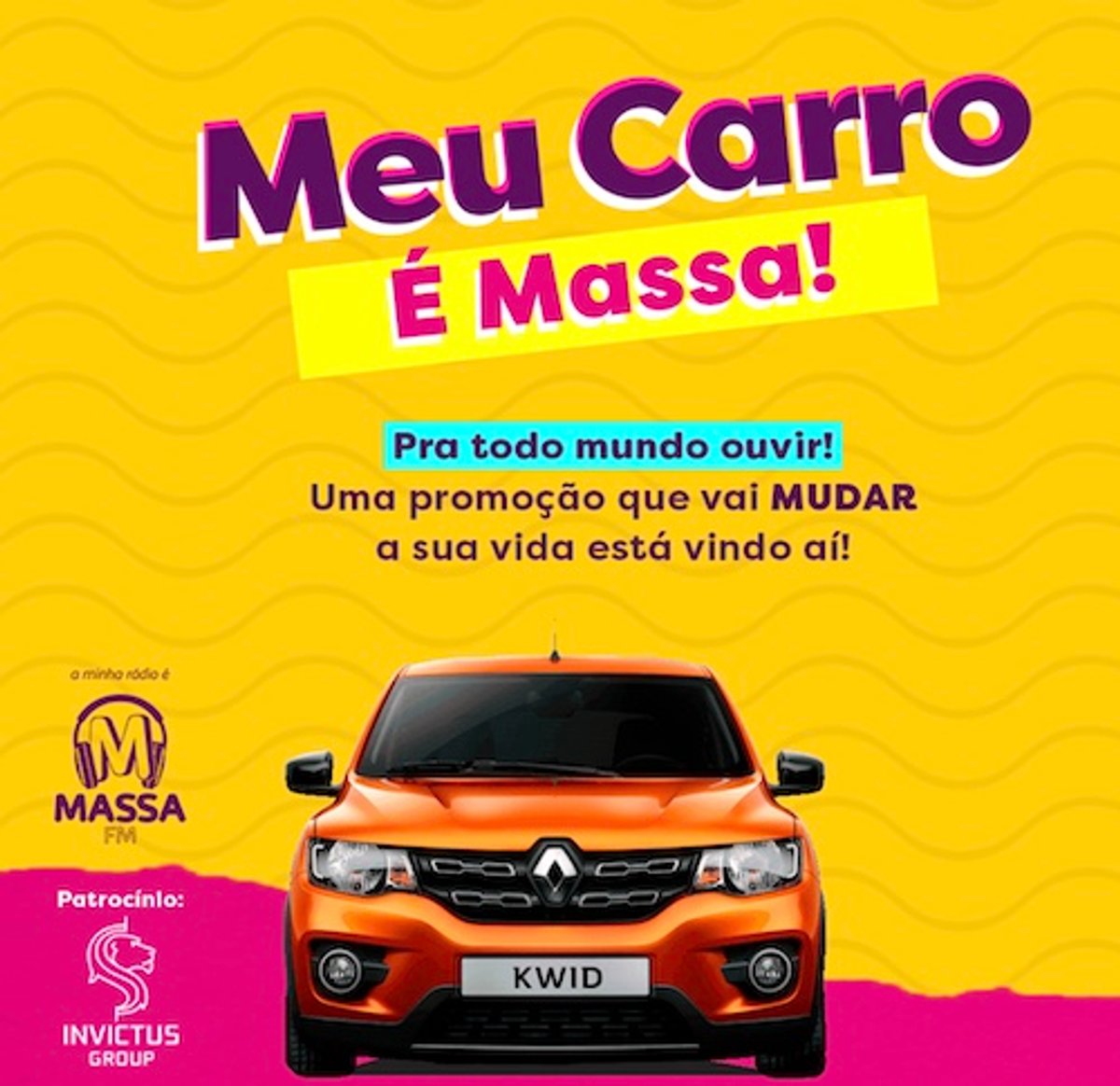 Massa FM realiza promoção que presenteia a audiência com um carro 0km 