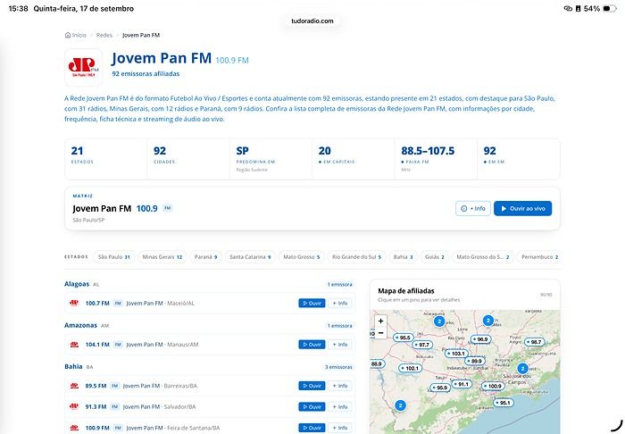Tudoradio Redes Jovem Pan 700