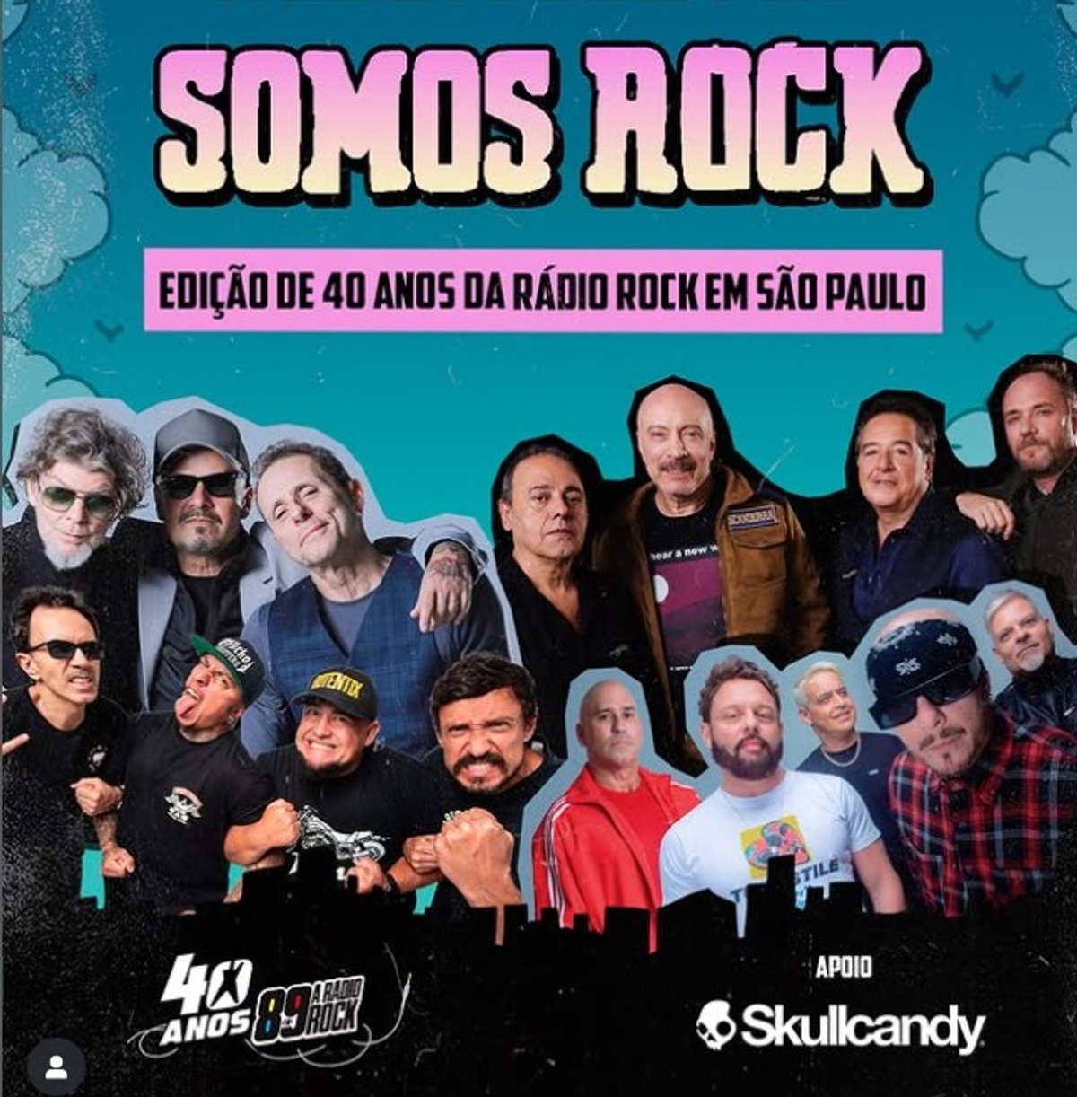 89 FM A Rádio Rock realiza a quinta edição do Somos Rock Festival no próximo sábado (27)