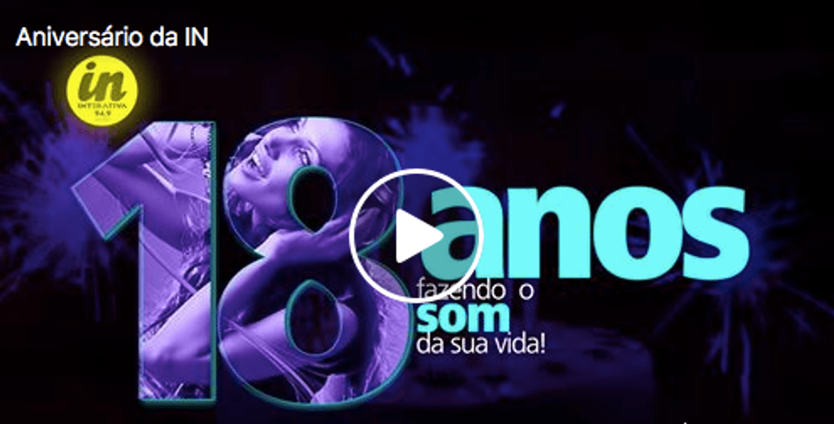 Interativa FM completa 18 anos em Goiânia e realiza ações na internet
