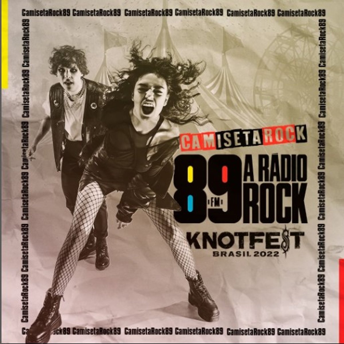 89 FM A Rádio Rock promove Dia da Camiseta de Rock em referência ao aniversário de 37 anos da emissora