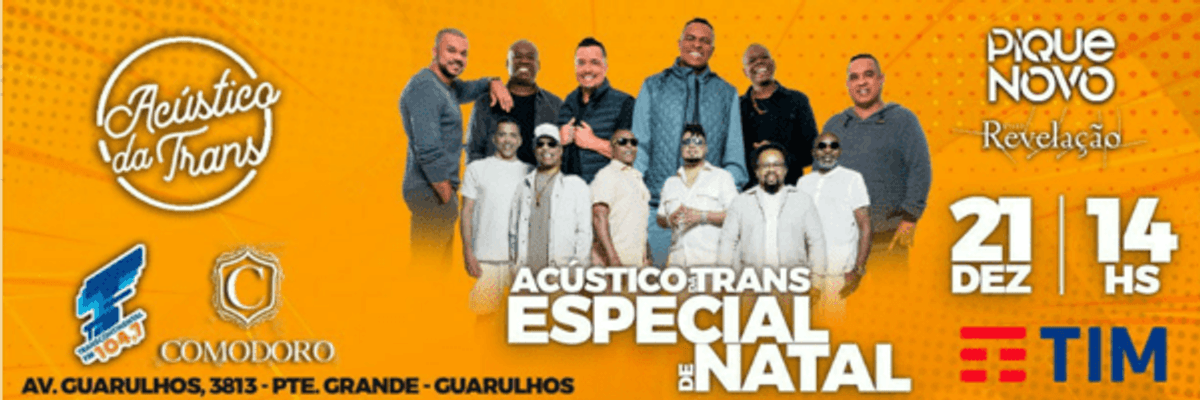 Transcontinental FM anuncia Acústico da Trans especial de Natal