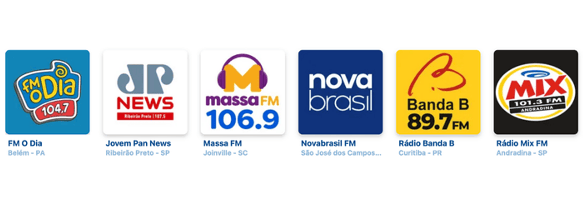 Jovem Pan News, Rádio Mix FM, Novabrasil FM, Massa FM, FM O Dia e Rádio Banda B movimentam o dial em maio