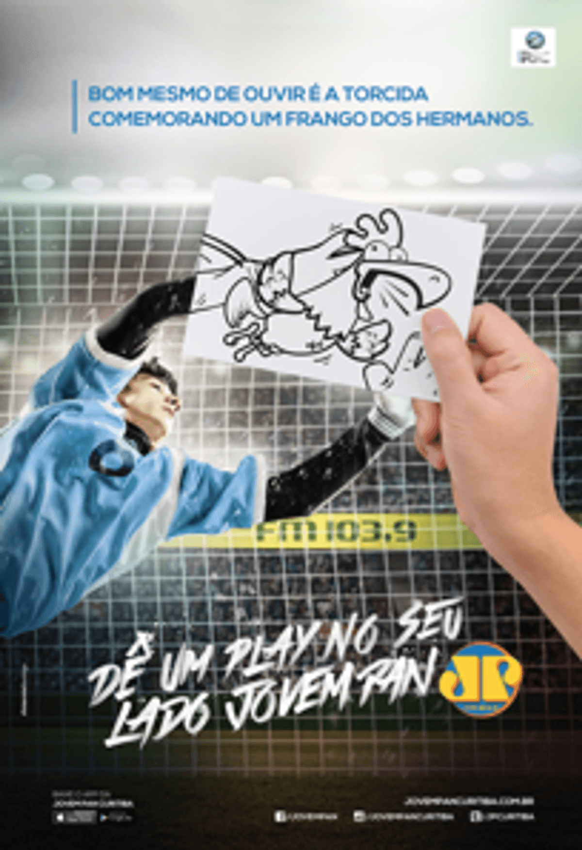 Jovem Pan FM cria campanha institucional para ser veiculada em Curitiba