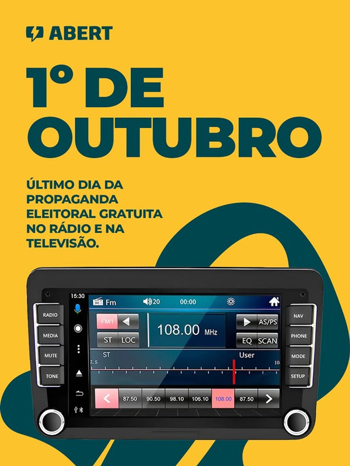 Propaganda eleitoral gratuita do primeiro turno termina nesta quinta-feira (1º) no rádio