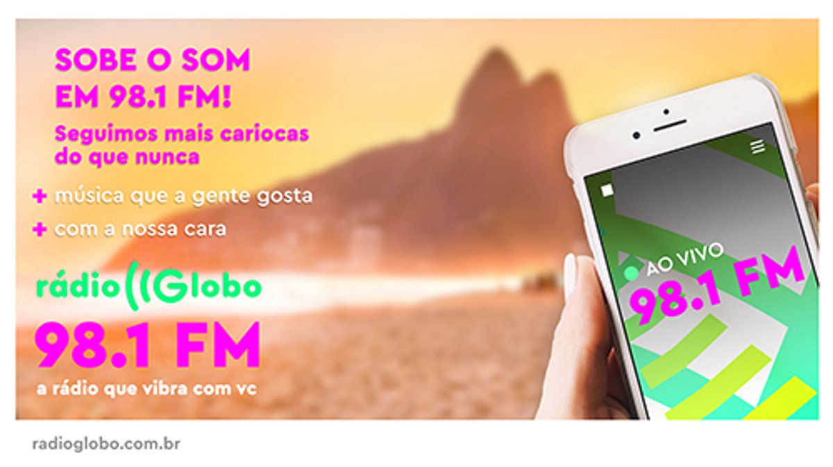 Rádio Globo lança nova campanha "+Carioca", focando sua grade no Rio de Janeiro