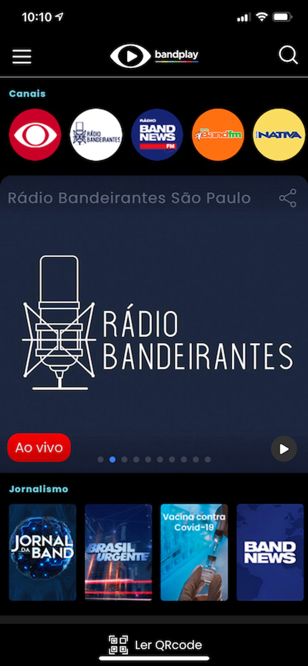 Plataforma BandPlay coloca rádios em destaque e passa a ser anunciada pelas emissoras do Grupo Bandeirantes