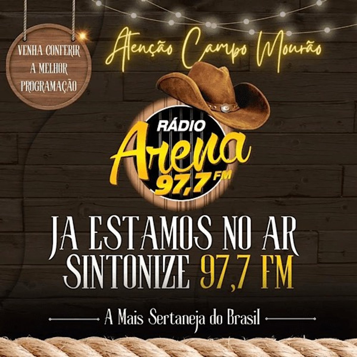Arena FM surge em Campo Mourão (PR) em canal que iniciou operação após migração AM-FM