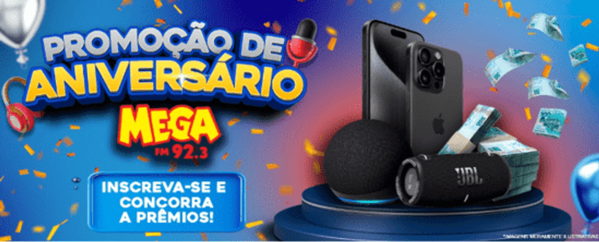 Mega FM completa 24 anos operando em Ribeirão Preto (SP) e lança promoção