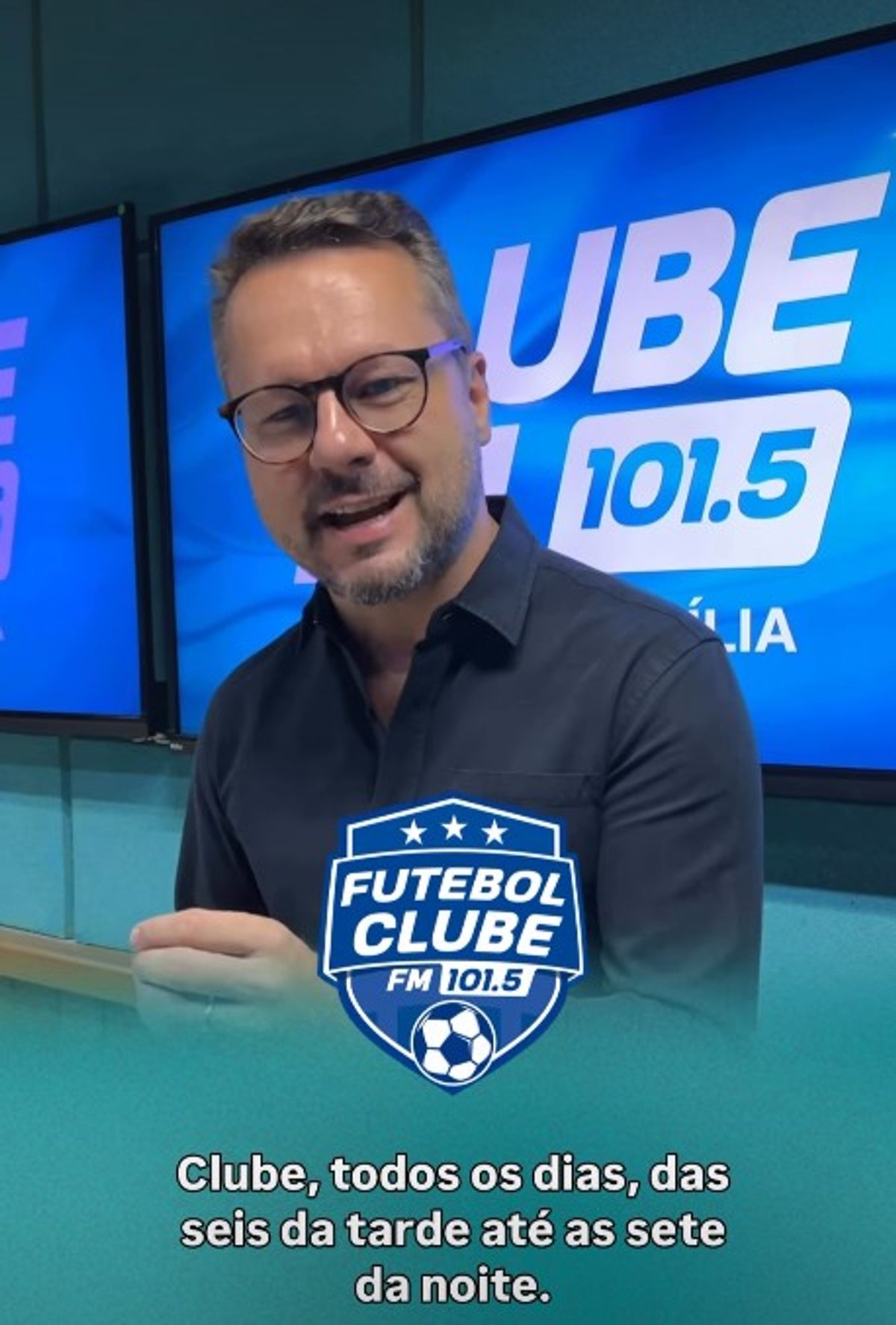 Clube FM estreia programa Futebol Clube e amplia cobertura esportiva em Curitiba