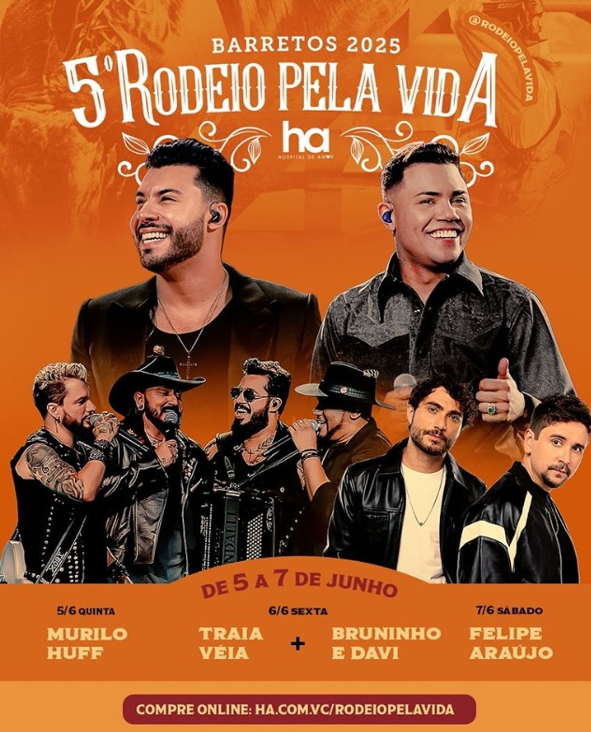 Colina FM é a rádio oficial do 5º Rodeio pela Vida em Barretos (SP)