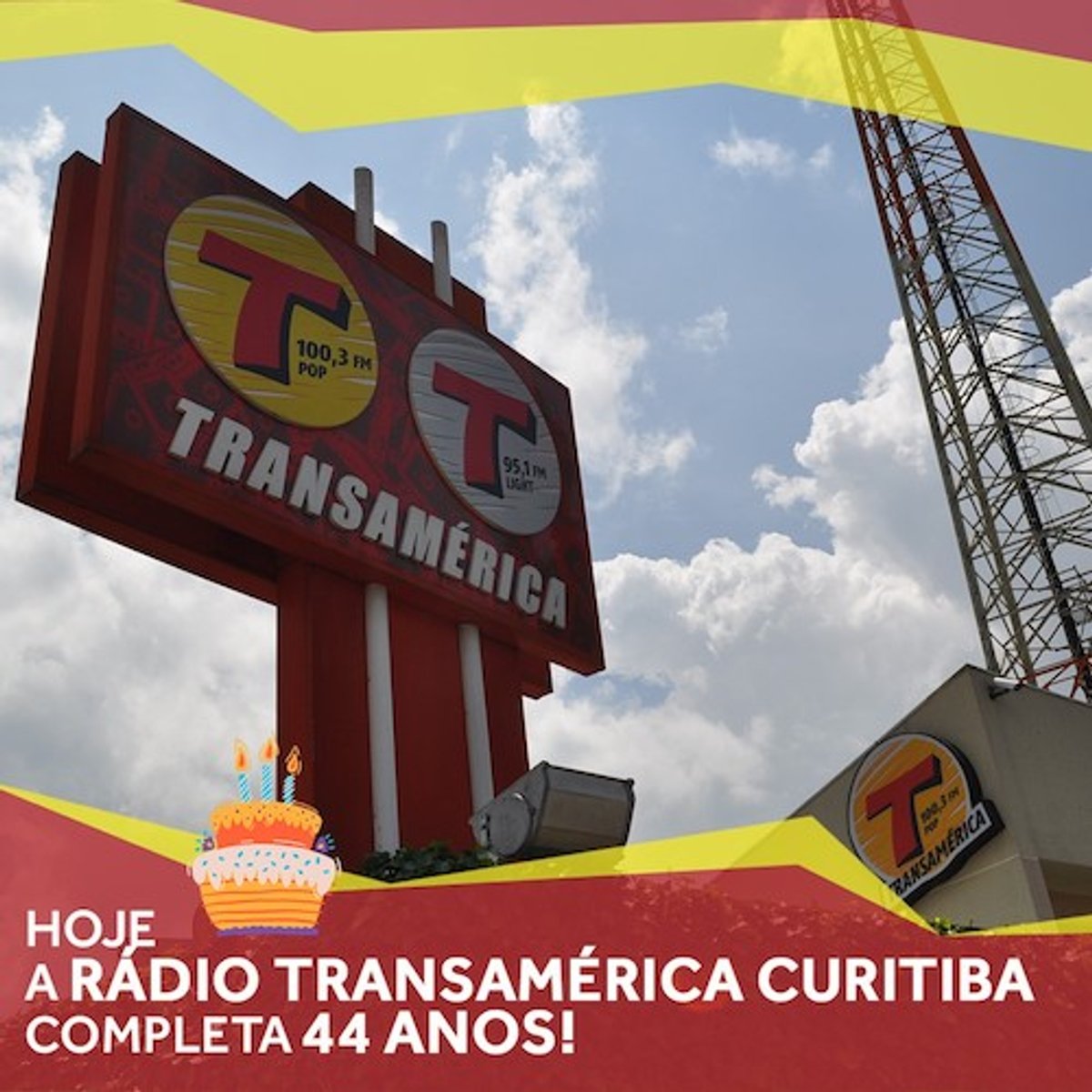 Transamérica completa 44 anos em Curitiba. Marca foi a primeira FM da capital paranaense