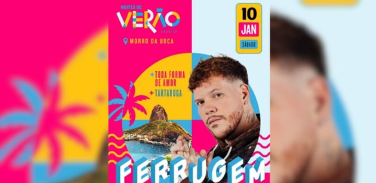 FM O Dia sorteia ingressos para o projeto “Noites de Verão 2025/26” no Morro da Urca (RJ)