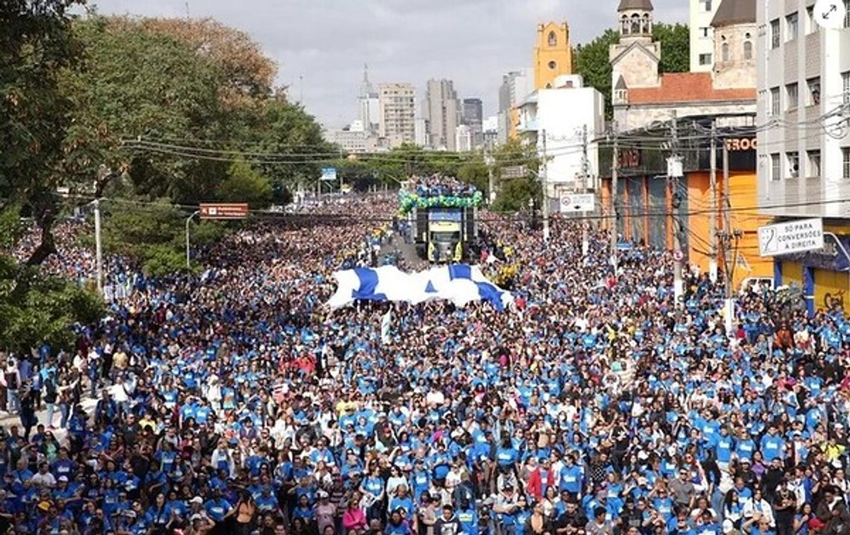 Gospel FM foi a rádio oficial da 32ª Marcha para Jesus em São Paulo
