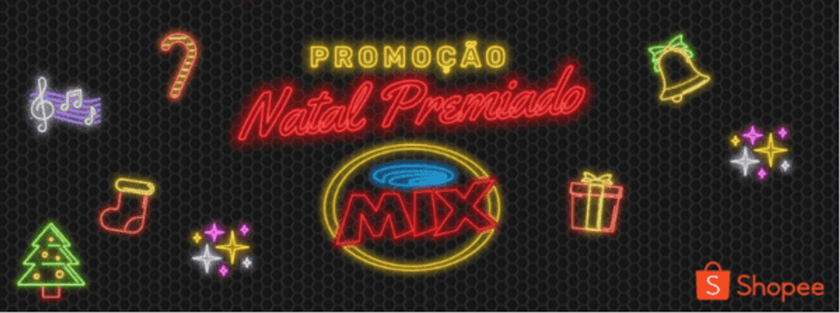 Rádio Mix FM lança promoção de Natal em parceria com a Shopee