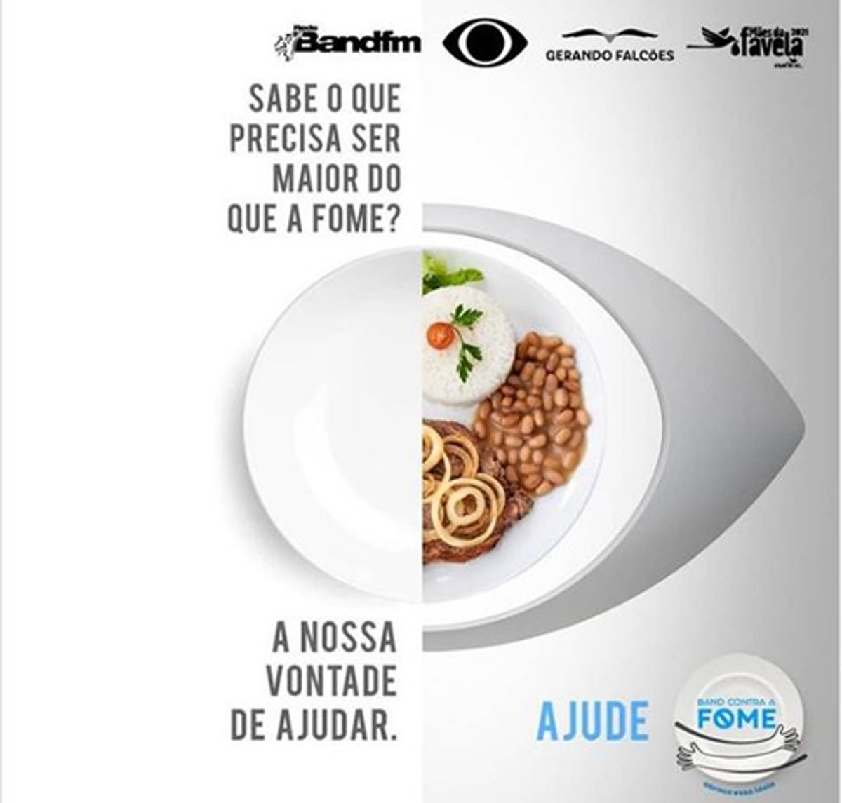Rádios do Grupo Bandeirantes também estão envolvidas em campanha nacional contra a fome