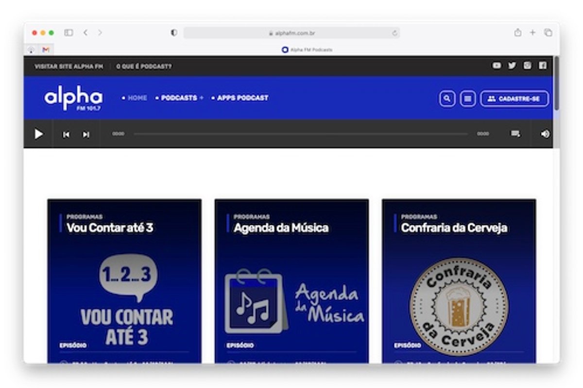 Reportagem destaca atuação de rádios como Alpha FM, 89 FM A Rádio Rock e CBN na criação de conteúdos extradial