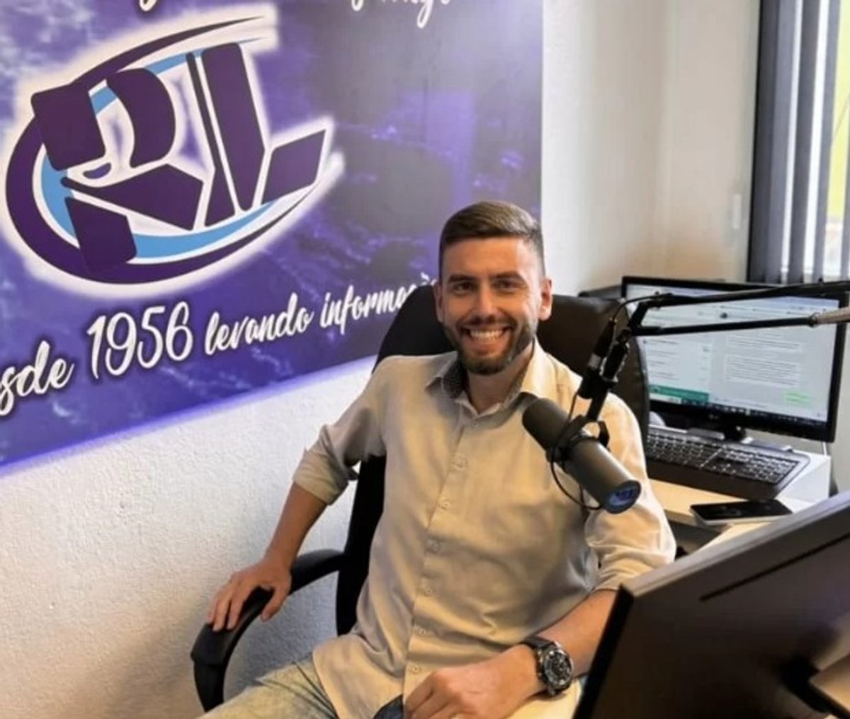 Rádio Liberdade FM anuncia o jornalista Marcelo Pellegrinotti como novo integrante em Canguçu (RS)