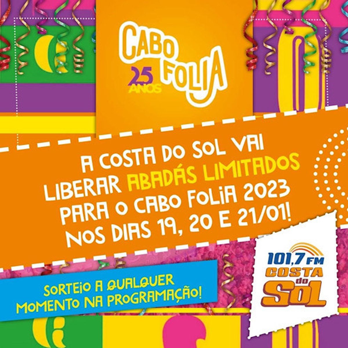 Costa do Sol FM promove ações relacionadas ao Carnaval, verão e volta às aulas
