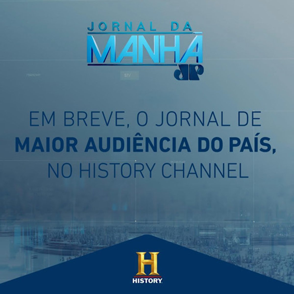 Jovem Pan confirma Jornal da Manhã no History Channel a partir de terça-feira (3)
