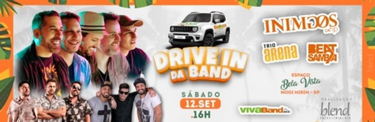 Band FM anuncia show em formato Drive-in com Inimigos da HP na região da Baixa Mogiana